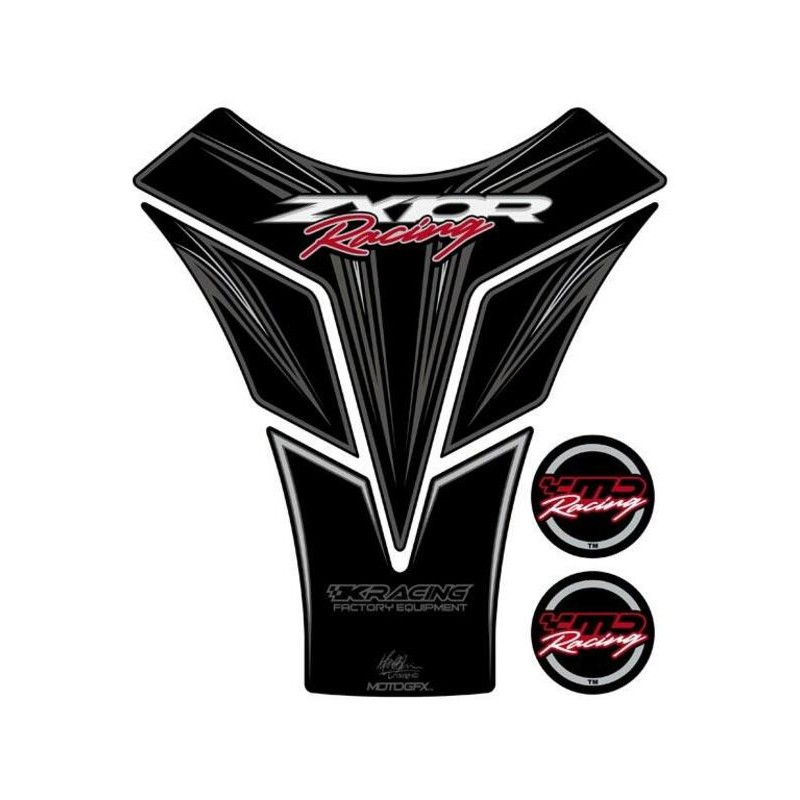 Protector de depósito Motografix ZX10R Negro - motoscamaralweb.com