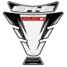 Protector de depósito Motografix Kawasaki ER6F 3 piezas blanco - motoscamaralweb.com