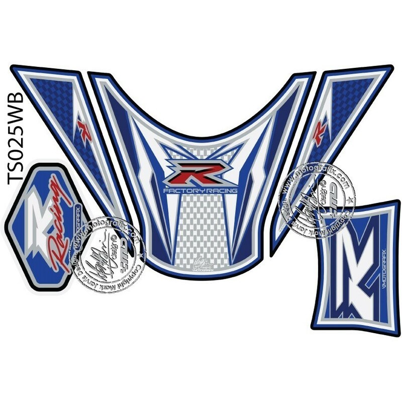 Protector de depósito Motografix GSX-R1000 blanco/azul - motoscamaralweb.com Protector de depósito Motografix GSX-R1000 blanco/azul - motoscamaralweb.com