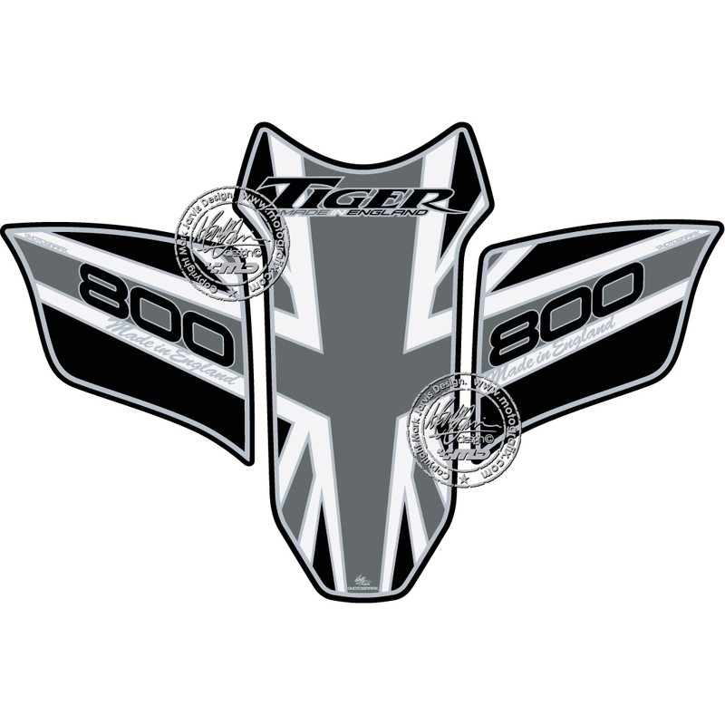 Protector de depósito Motografix Triumph TIGER 800 negro/gris - motoscamaralweb.com Protector de depósito Motografix Triumph TIGER 800 negro/gris - motoscamaralweb.com
