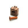 Puños Vintage Bihr Chesterfield Color chocolate- motoscamaralweb.com