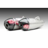 Silencioso izquierdo de acero inoxidable Yoshimura. para escape RS-9. Honda CRF450R/RX - motoscamaralweb.com