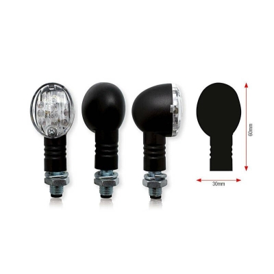 Juego de intermitentes LED BIHR Bullet - motoscamaralweb.com