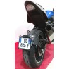 Portamatrículas a la rueda Suzuki GSR750 negro - motoscamaralweb.com