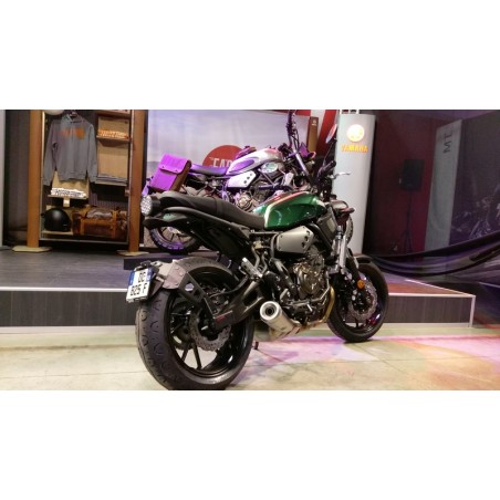 Portamatrículas a la rueda Yamaha XSR700 negro - motoscamaralweb.com