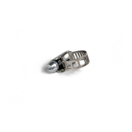 Abrazadera de acero inox para dispensador Scottoiler - motoscamaralweb.com