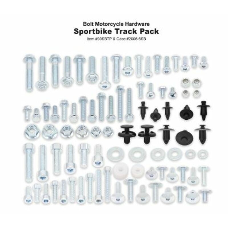 Kit de tornillería Bolt Track Pack STREET HONDA-KAW-SUZ-YAM - motoscamaralweb.com Kit de tornillería Bolt Track Pack STREET HONDA-KAW-SUZ-YAM - motoscamaralweb.com