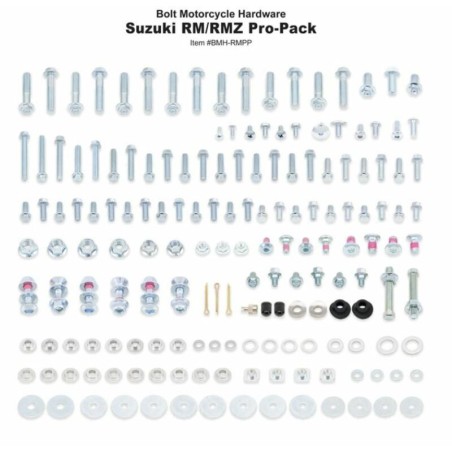 Pack tornillería Bolt Pro Suzuki para RM/RMZ 01- - motoscamaralweb.com