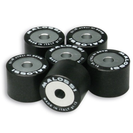 Rodillos de variador MALOSSI 23x18mm 19gr - 6 piezas - motoscamaralweb.com