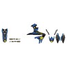 Kit adhesivos Blackbird Yamaha Rockstar 2247L - motoscamaralweb.com