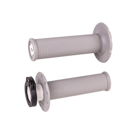 Puños ODI Emig MX V2 Lock-On Gris- motoscamaralweb.com