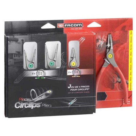 Juego de 4 alicates para circlips FACOM - motoscamaralweb.com
