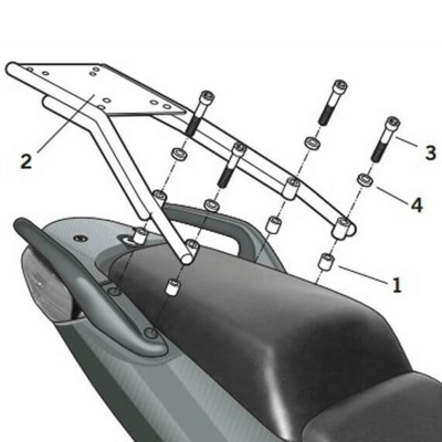 Fijaciones Top SHAD Honda CBF 100010 - motoscamaralweb.com
