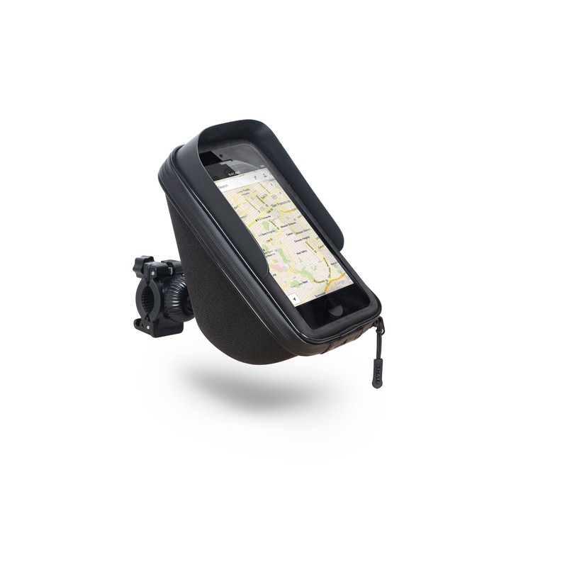 Soporte al manillar + funda + bolsillo 1L para Smartphone 6.6 - motoscamaralweb.com Soporte al manillar + funda + bolsillo 1L para Smartphone 6.6 - motoscamaralweb.com