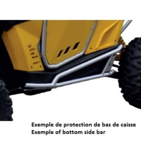 Defensas laterales ART quad aluminio Polaris RZR1000XP - motoscamaralweb.com