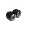 Doble óptica universal BIHR Ø90mm negro - motoscamaralweb.com
