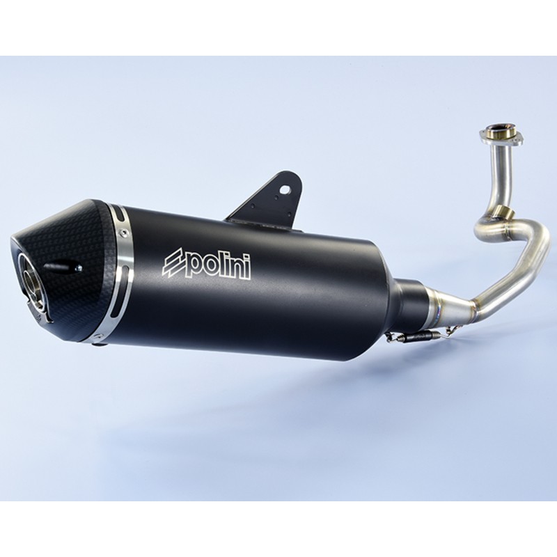 POLINI Maxi-Scooter Exhaust - Black Aluminium Vespa - motoscamaralweb.com POLINI Maxi-Scooter Exhaust - Black Aluminium Vespa - motoscamaralweb.com