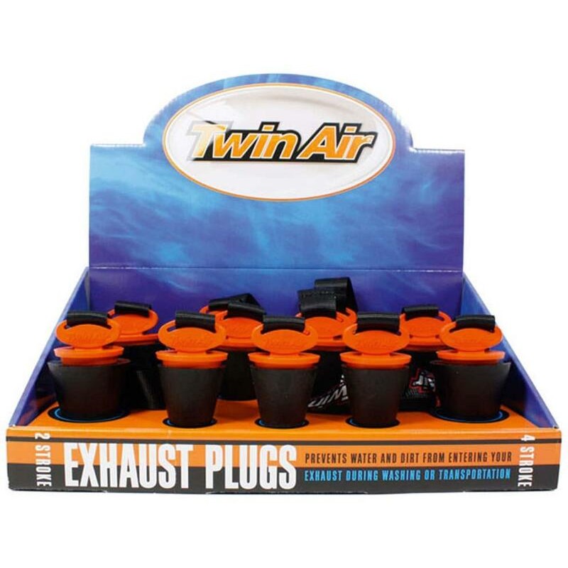 Pack tapones de escape Twin Air Fast Fit 2T (5 uds.) y 4T (6 uds.) - 177711NN - motoscamaralweb.com Pack tapones de escape Twin Air Fast Fit 2T (5 uds.) y 4T (6 uds.) - 177711NN - motoscamaralweb.com