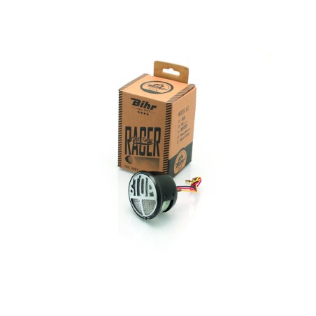 Piloto trasero LED homologado BIHR Dum-Dum negro - motoscamaralweb.com