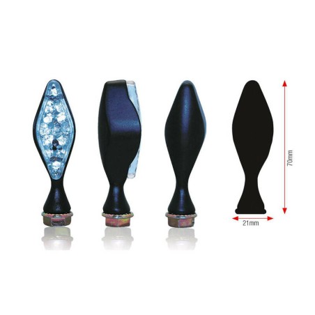 Juego de intermitentes LED BIHR Diamond - motoscamaralweb.com