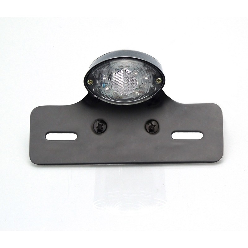 Piloto + soporte de matricula negro universal V PARTS - motoscamaralweb.com Piloto + soporte de matricula negro universal V PARTS - motoscamaralweb.com