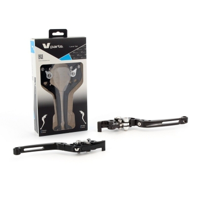 Juego de manetas plegables CNC V PARTS 177mm - Kawasaki - motoscamaralweb.com