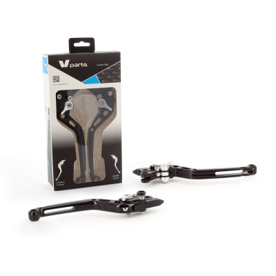 Juego de manetas CNC V PARTS 175mm - Kawasaki - motoscamaralweb.com