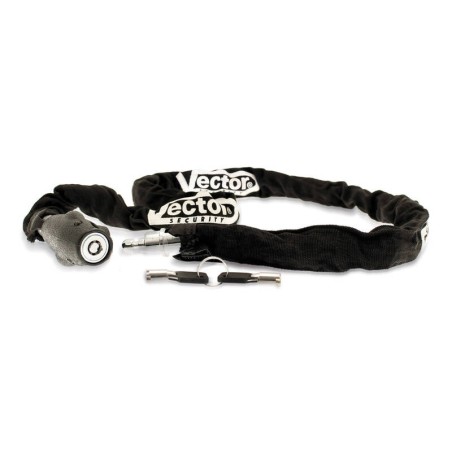Candado de cadena para casco VECTOR HelmChain+ - Ø5mm / 1.2m - motoscamaralweb.com