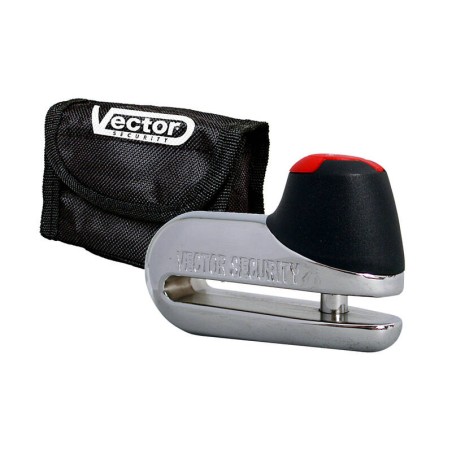 Candado de disco VECTOR Block One - Ø10mm - Cromo - motoscamaralweb.com