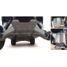 RIVAL Complete skid plate kit - Aluminium Yamaha Wolverine 700 - motoscamaralweb.com