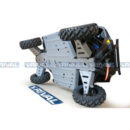 RIVAL Complete skid plate kit - Aluminium Polaris General - motoscamaralweb.com