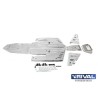 RIVAL Complete skid plate kit - Aluminium Polaris RZR 1000 XP/Turbo - motoscamaralweb.com