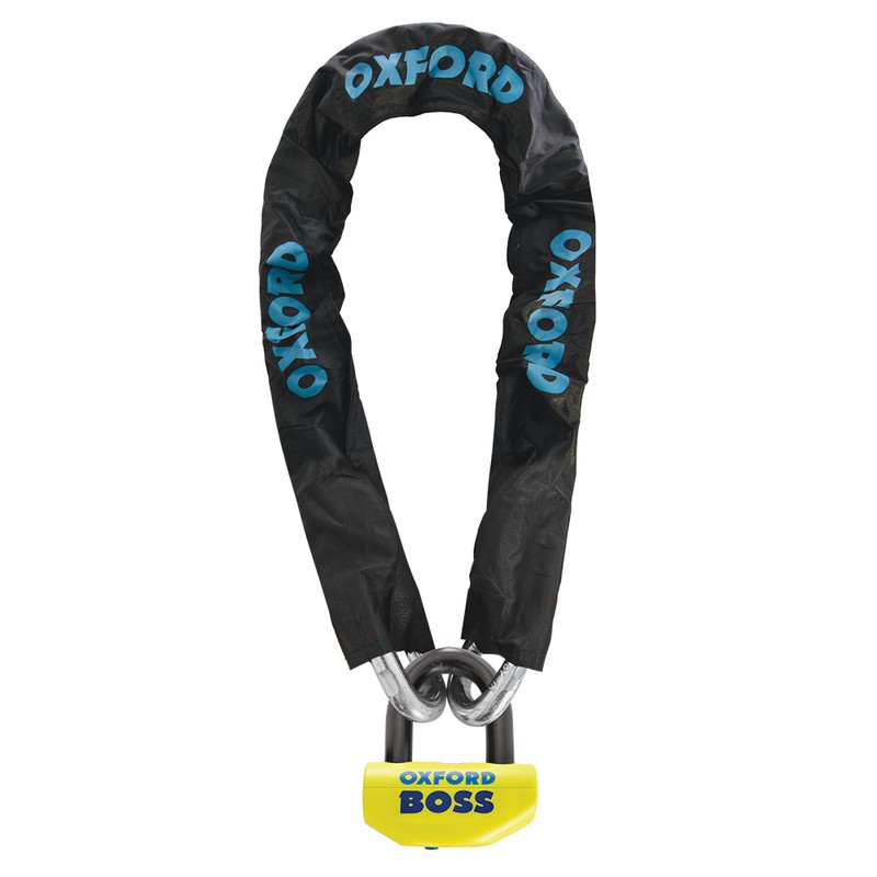 Cadena antirrobo OXFORD 16mm Big Boss+ - 1.2m x 12mm - motoscamaralweb.com Cadena antirrobo OXFORD 16mm Big Boss+ - 1.2m x 12mm - motoscamaralweb.com