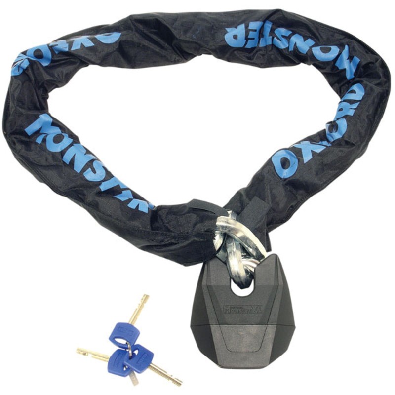 Cadena antirrobo OXFORD Monster XL - 1.5m x 14.5mm - motoscamaralweb.com Cadena antirrobo OXFORD Monster XL - 1.5m x 14.5mm - motoscamaralweb.com