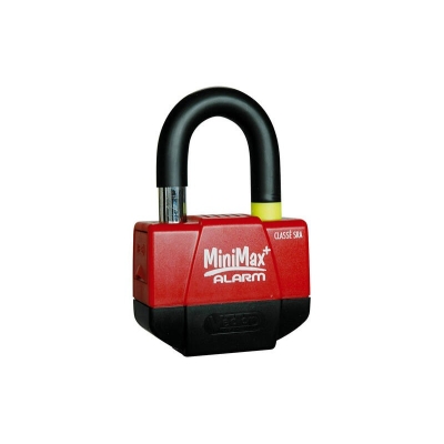 Candado de disco con alarma VECTOR MiniMax+ Alarm (100dB) - Ø16mm / 55x40mm - Certificado SRA - motoscamaralweb.com