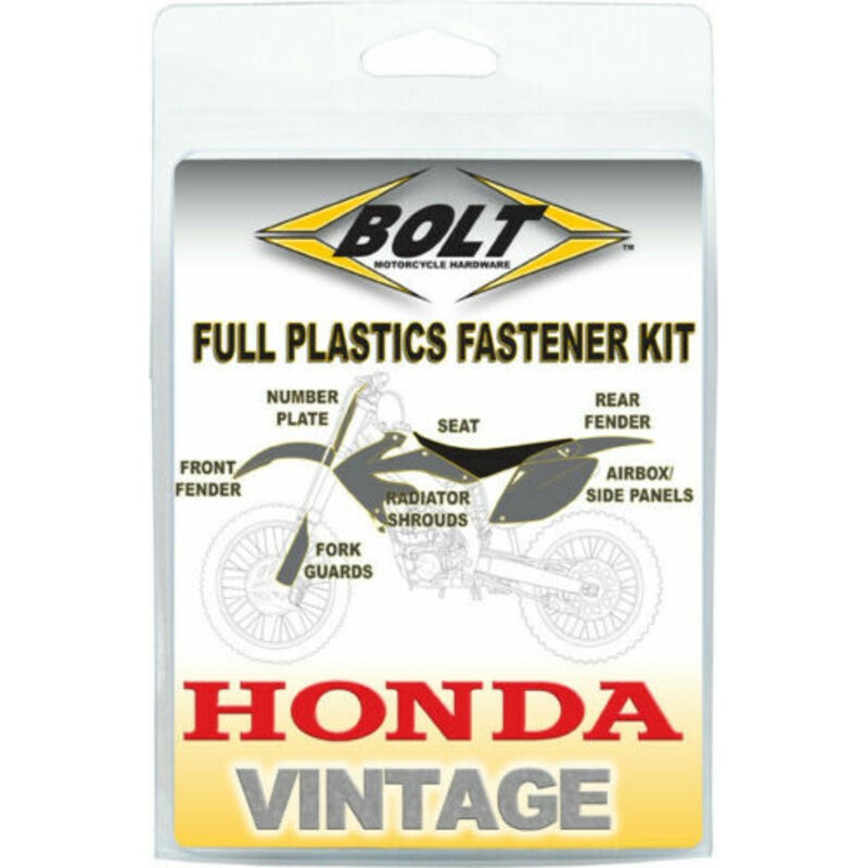 Kit Tornillería de Plásticos BOLT Honda CR125R - motoscamaralweb.com Kit Tornillería de Plásticos BOLT Honda CR125R - motoscamaralweb.com