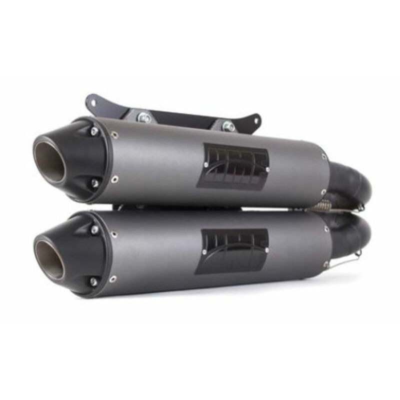 HMF Performance Series Silencer -Brushed Stainless Steel Stainless ste HMF Performance Series Silencer -Brushed Stainless Steel Stainless ste