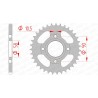 Corona AFAM acero estándar 10214 - Paso 520 - motoscamaralweb.com