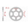 Corona AFAM acero estándar 12203 - Paso 428 - motoscamaralweb.com