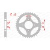 Corona AFAM acero estándar 14201 - Paso 428 - motoscamaralweb.com
