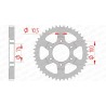 Corona AFAM acero estándar 14902 - Paso 530 - motoscamaralweb.com