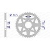 Corona AFAM aluminio 15310 - Paso 520 - motoscamaralweb.com