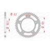 Corona AFAM acero estándar 35104 - Paso 420 - motoscamaralweb.com