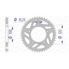 Corona AFAM aluminio 36801 - Paso 520 - motoscamaralweb.com