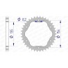 Corona AFAM aluminio 51803 - Paso 525 - Requiere portacoronas AFAM - motoscamaralweb.com