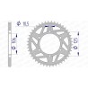 Corona AFAM aluminio 87606 - Paso 520 - motoscamaralweb.com