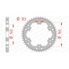 Corona AFAM acero estándar 92635 - Paso 525 - motoscamaralweb.com