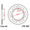 Corona JT SPROCKETS acero estándar 1067 - Paso 428 - motoscamaralweb.com