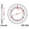 Corona JT SPROCKETS acero estándar 1249 - Paso 428 - motoscamaralweb.com