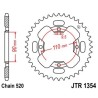 Corona JT 1354 de acero con 38 dientes - motoscamaralweb.com